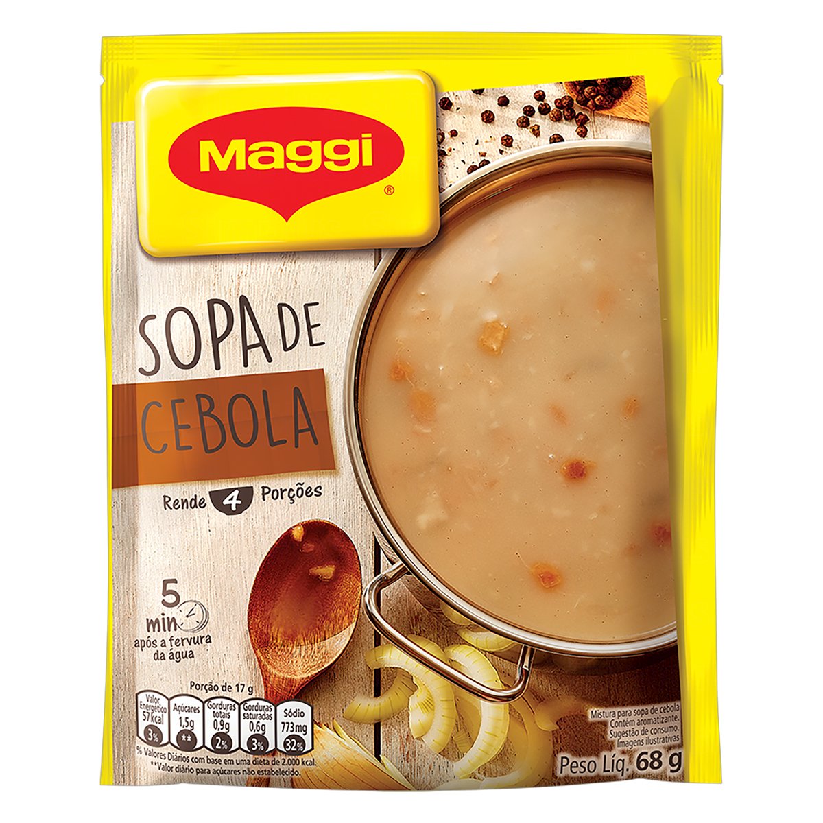 Sopa Cebola Maggi Pacote 68g