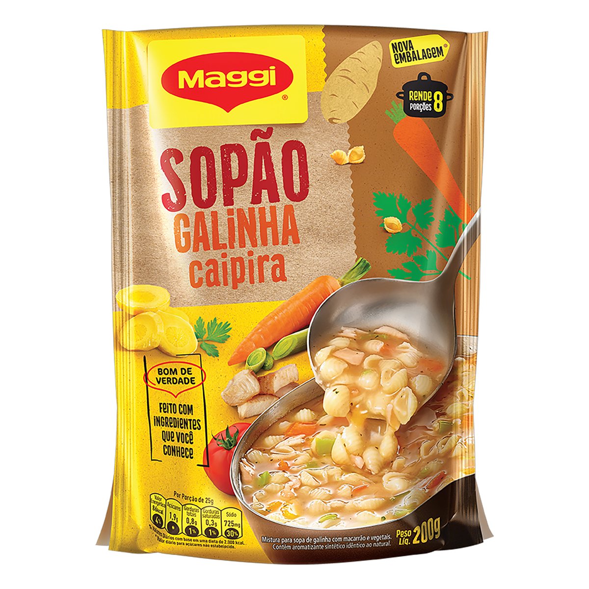 Sopão Galinha Caipira Maggi Sachê 200g