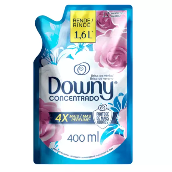 AMACIANTE CONC. DOWNY 400ML BRISA DE VERAO SACHE