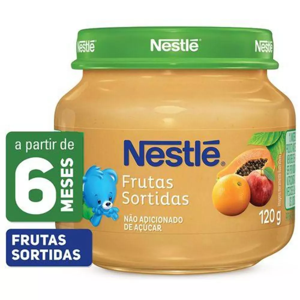 Papinha Frutas Sortidas Naturnes Vidro 120g