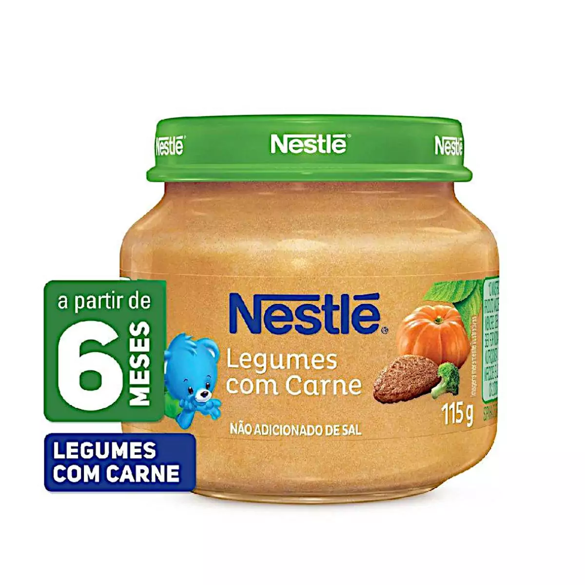 Sopinha Legumes com Carne Naturnes Vidro 115g