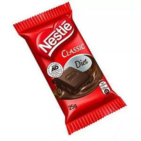 CHOCOLATE NESTLE CLASSIC 25GR DIET