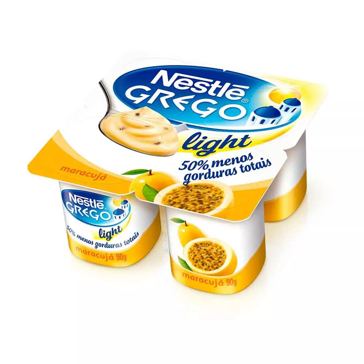 IOGURTE NESTLE GREGO LIGHT MARACUJA 360GR