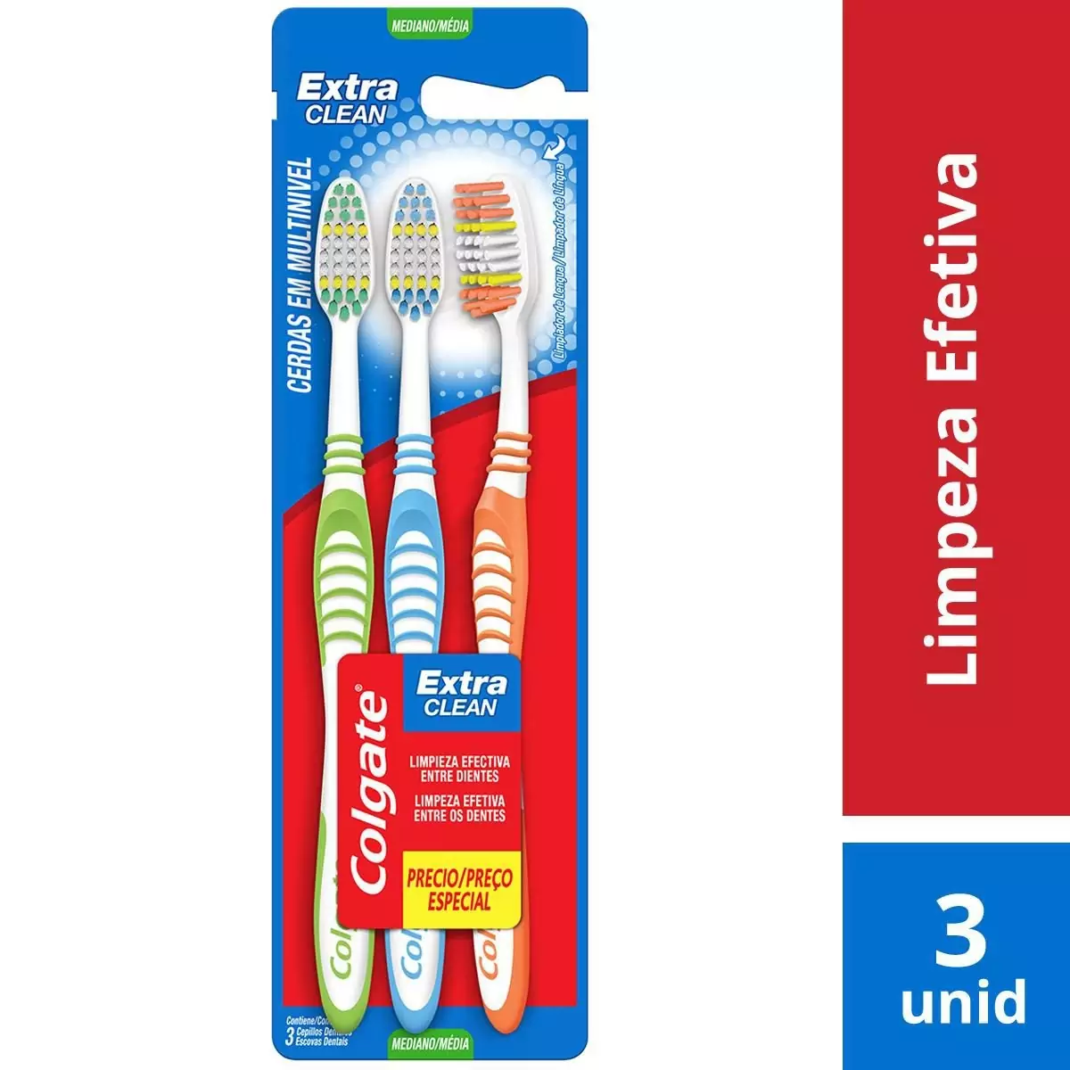ESC. DENT.  COLGATE EXTRA CLEAN LV3 PG2