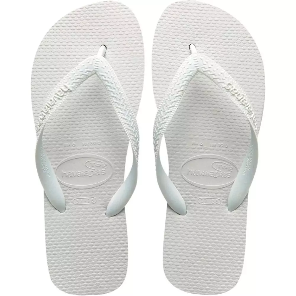 Chinelo Havaianas Top Branco Unidade 37/38