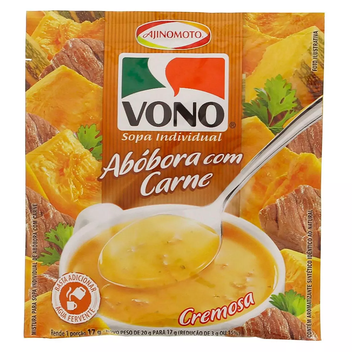 SOPA VONO 17GR ABOBORA/CARNE
