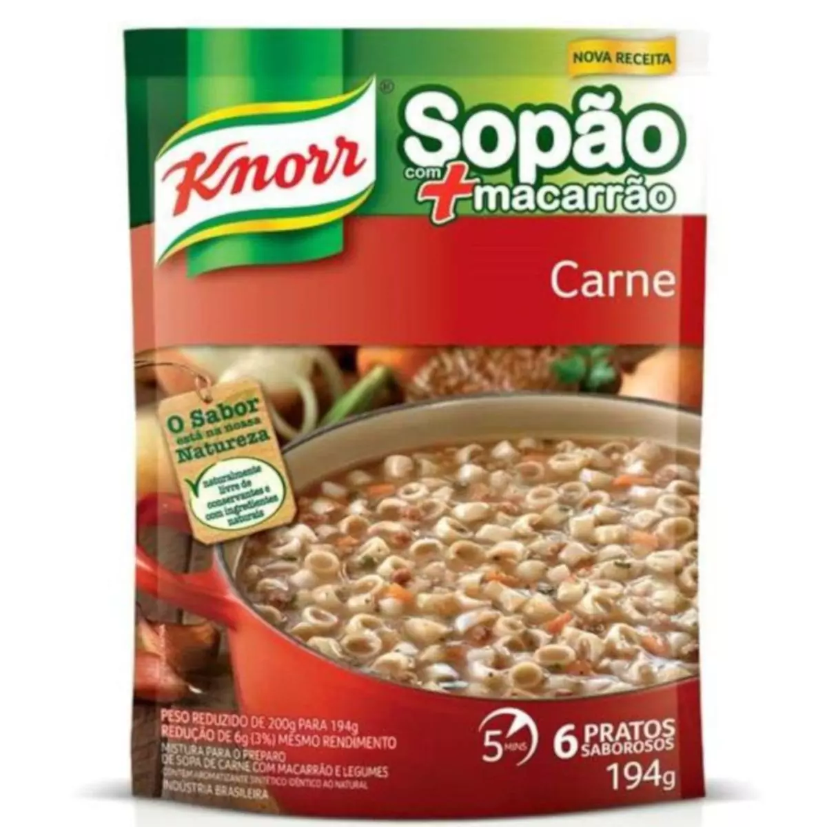Sopão Carne Knorr Sachê 195g
