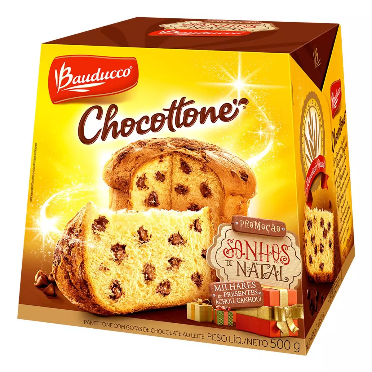 CHOCOTONE BAUDUCCO 500GR GOTAS DE CHOCOLATE