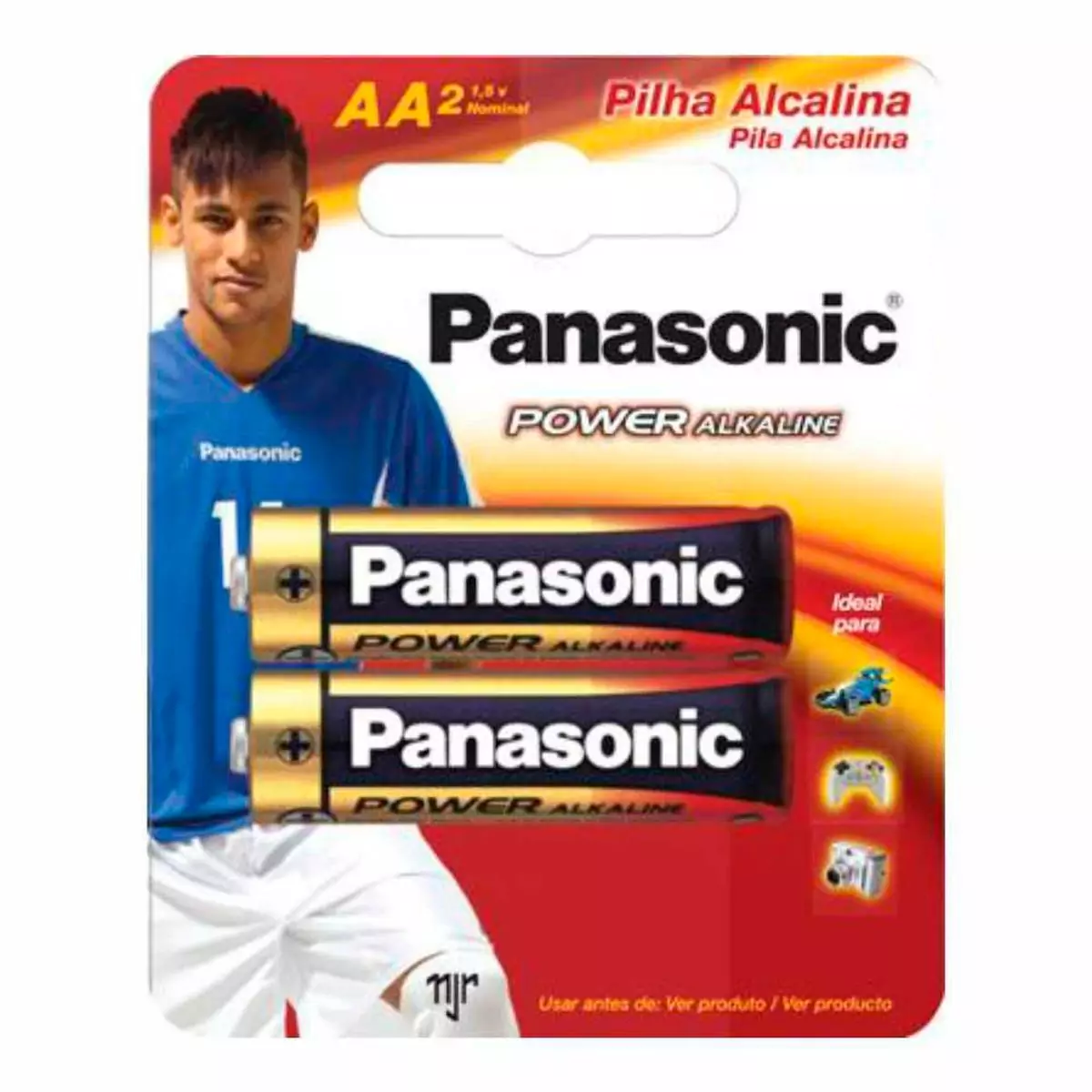 PILHA PANASONIC C/2 AA PEQUENA