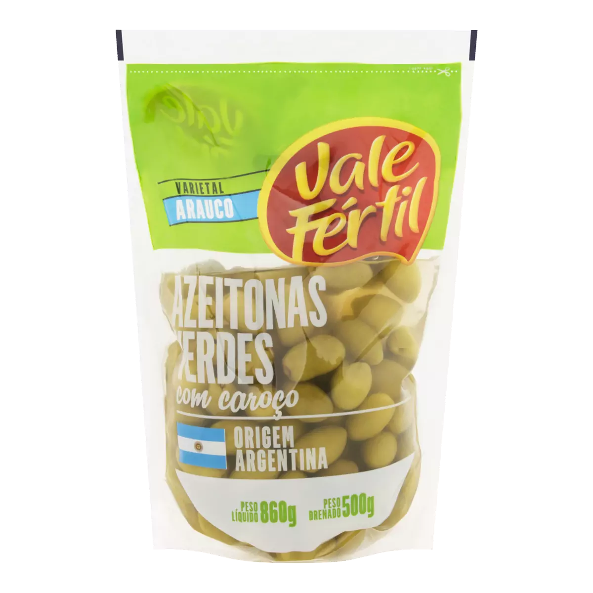 AZEITONA VERDE VALE FERTIL 500GR SACHE