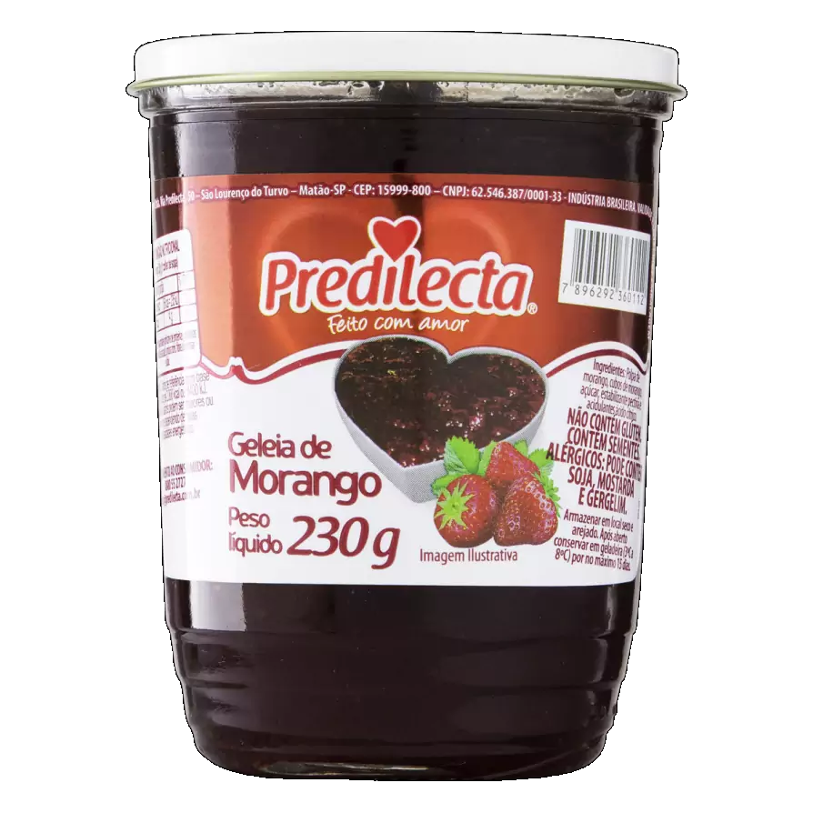 GELEIA MORANGO PREDILECTA 230G